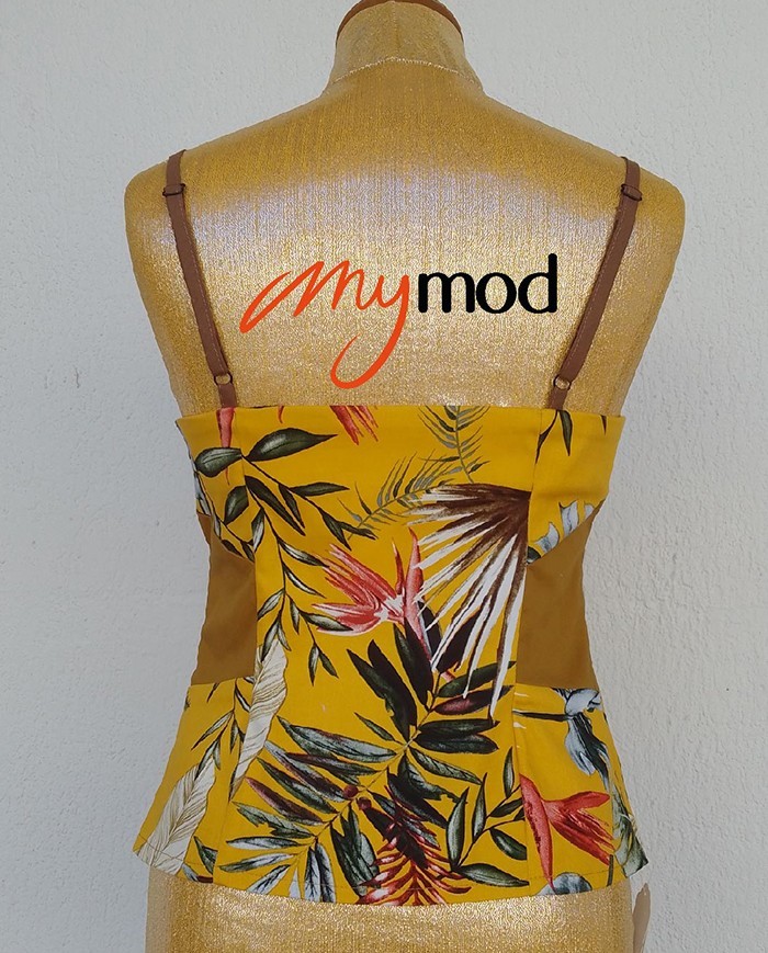 Printed Fitted Tank Top | MYMOD